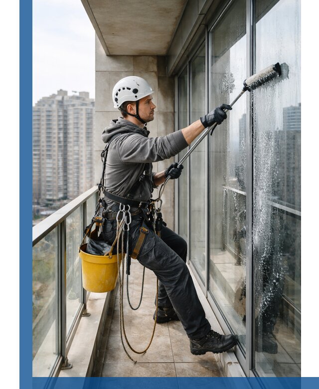 Профессиональная мойка балконного остекления в Изобильном