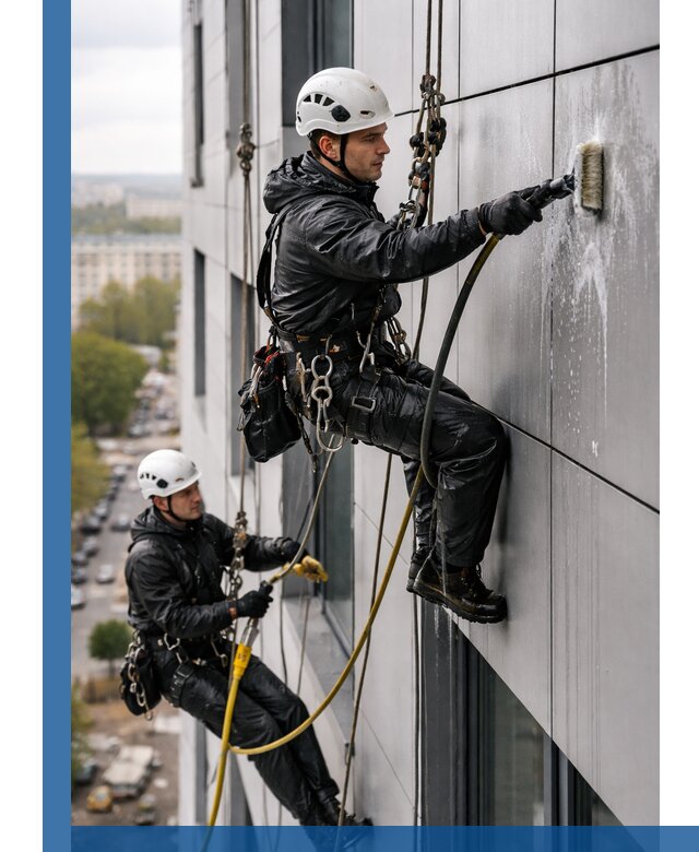 Профессиональная мойка фасада из композита в Изобильном