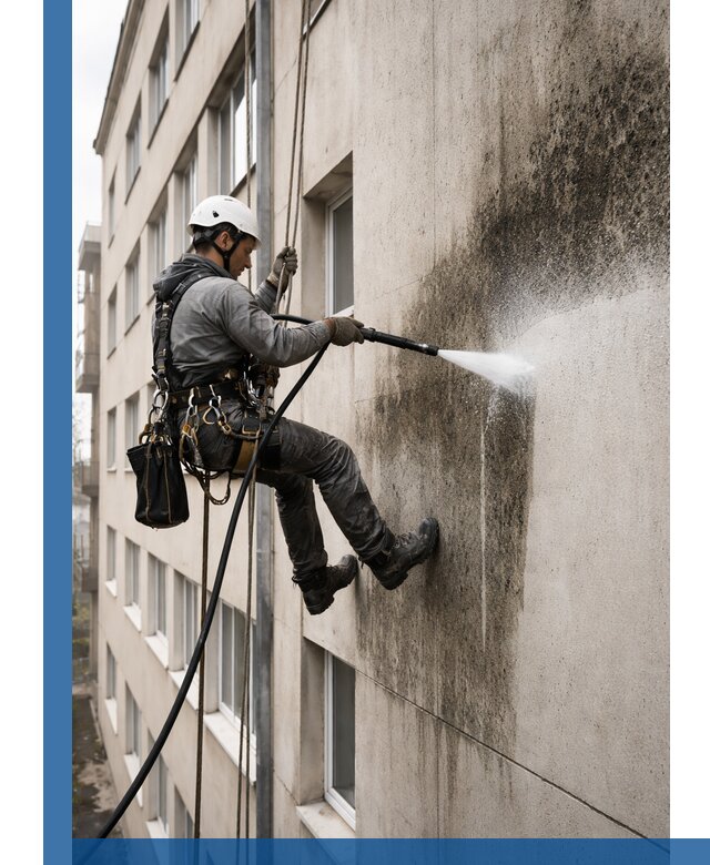 Профессиональная очистка фасадов от плесени в Изобильном