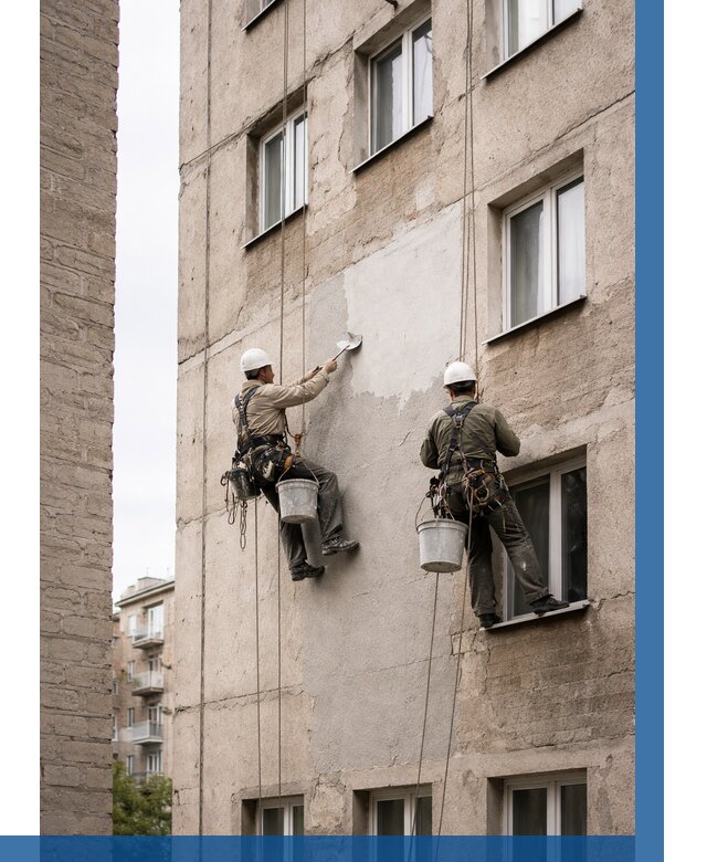 Косметический ремонт фасада в Изобильном от 1143 р. | ВЫСОТНИК-Збл