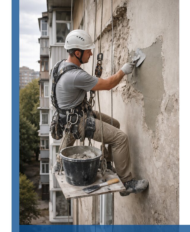 Восстановление фасадной штукатурки в Изобильном с гарантией качества