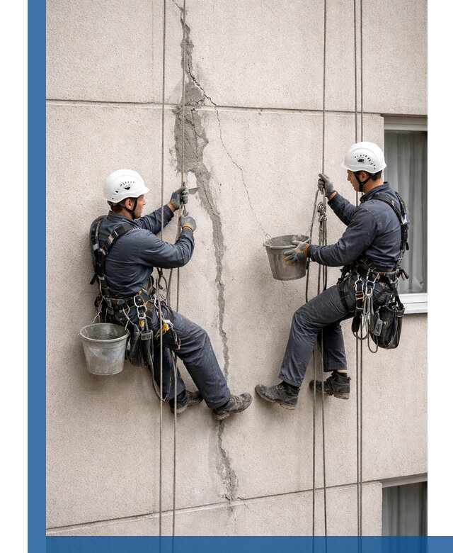 Заделка трещин на фасаде в Изобильном с гарантийным ремонтом