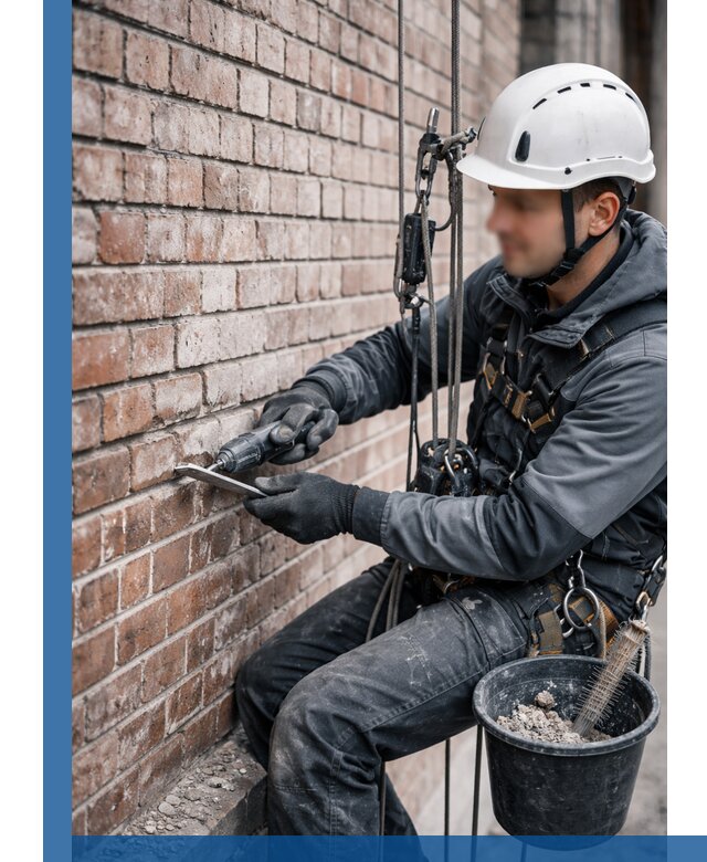 Расшивка кирпичных швов фасадов и стен, ремонт в Изобильном