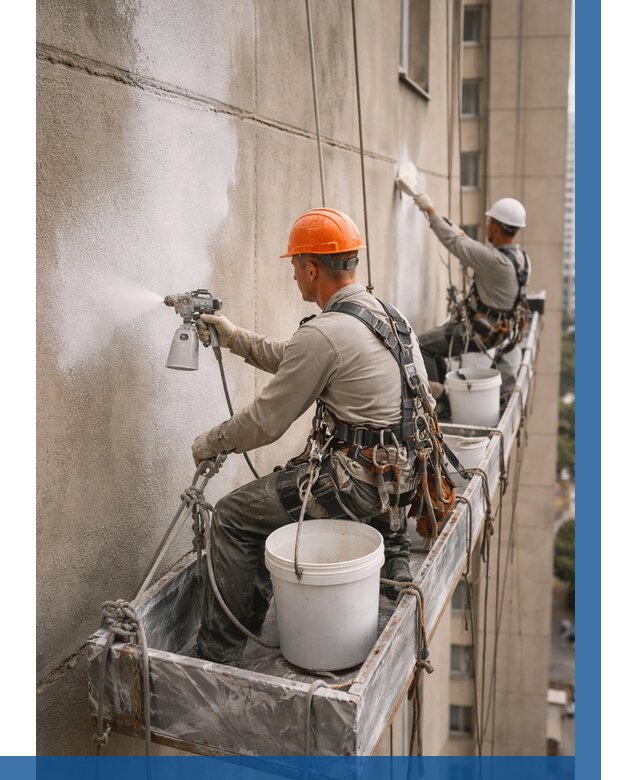 Грунтовка фасада на высоте в Изобильном от 125 р. | ВЫСОТНИК-Збл