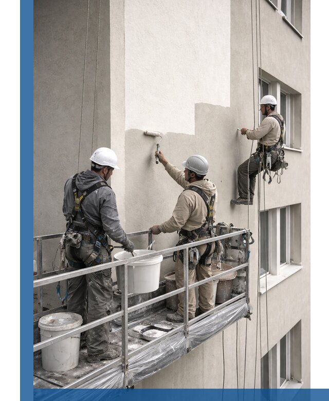 Покраска оштукатуренного фасада в Изобильном под ключ с гарантией