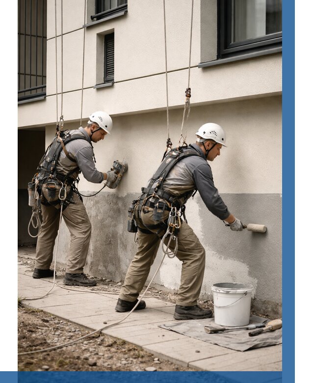 Окраска цоколя здания в Изобильном от 467 р. под ключ | ВЫСОТНИК-Збл