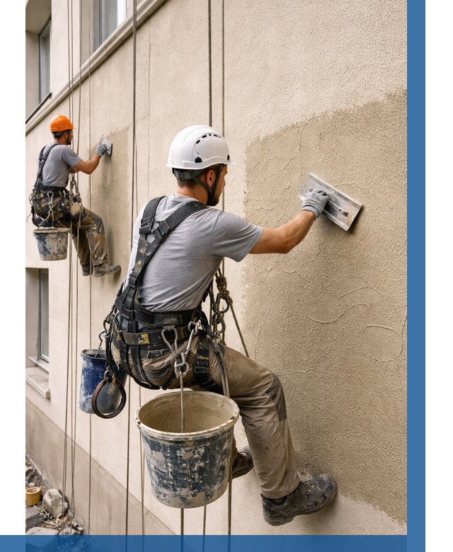 Декоративная штукатурка фасада в Изобильном от 1247 р. | ВЫСОТНИК-Збл