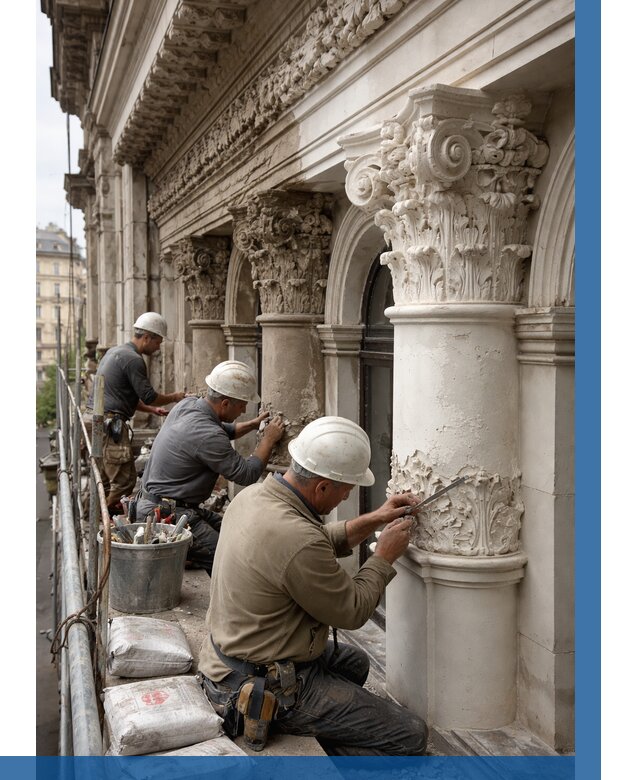 Реставрация фасадной лепнины в Изобильном от 2597 р. | ВЫСОТНИК-Збл