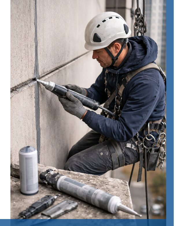 Вторичная герметизация швов в Изобильном от 467 р. | ВЫСОТНИК-Збл