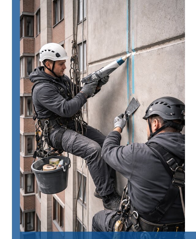 Вторичная герметизация швов фасада и кровли в Изобильном