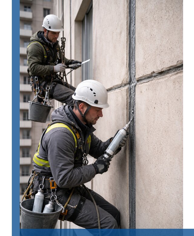 Герметизация деформационных швов фасада в Изобильном качественно