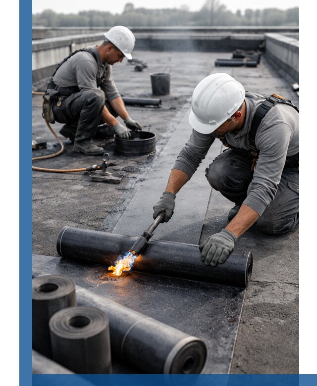 Ремонт рулонной кровли в Изобильном герметизация и восстановление