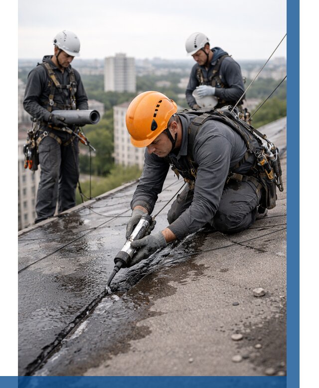 Устранение протечек кровли в Изобильном от 12466 р. | ВЫСОТНИК-Збл