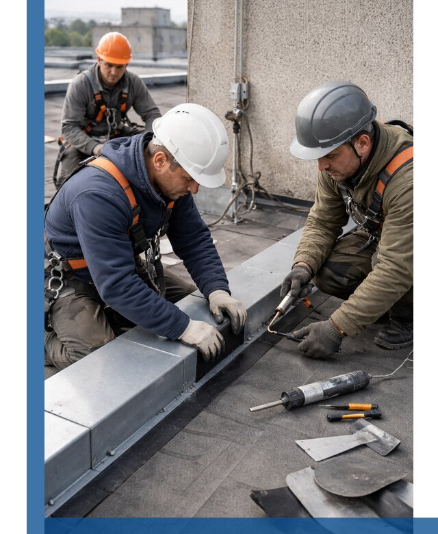 Ремонт кровельных примыканий в Изобильном профессионально