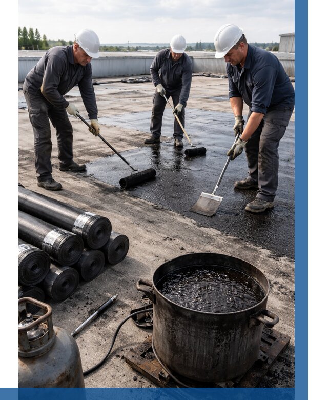 Гидроизоляция кровли мастикой в Изобильном от 623 р. | ВЫСОТНИК-Збл