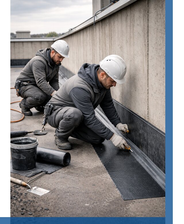 Гидроизоляция примыканий на кровле в Изобильном от 935 р. | ВЫСОТНИК-Збл