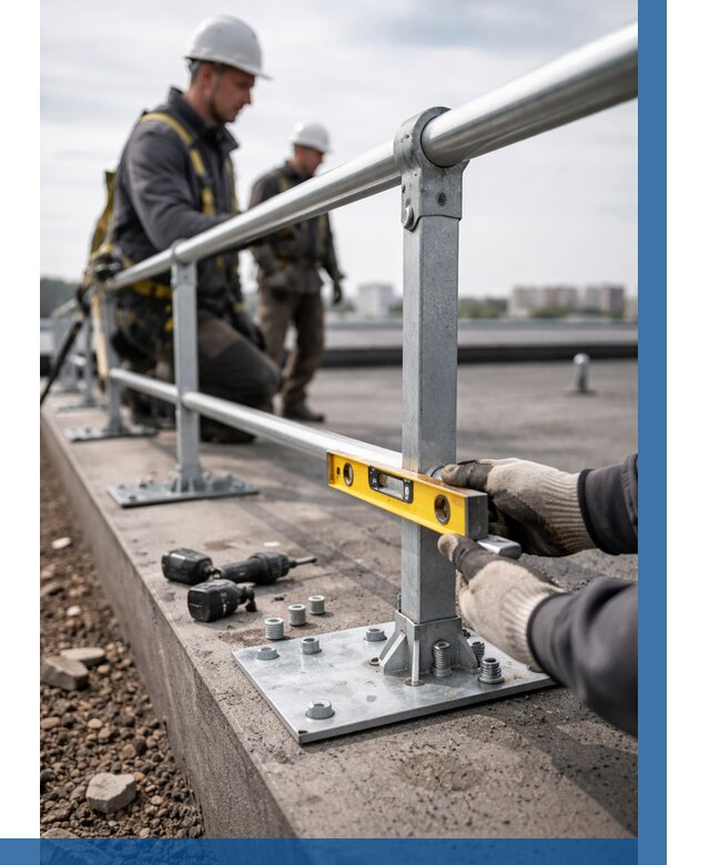 Монтаж кровельного ограждения в Изобильном от 1247 р. | ВЫСОТНИК-Збл