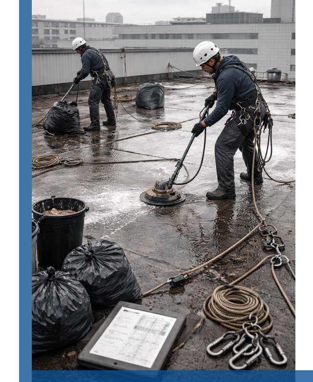 Плановая очистка кровли по графику в Изобильном для безопасности