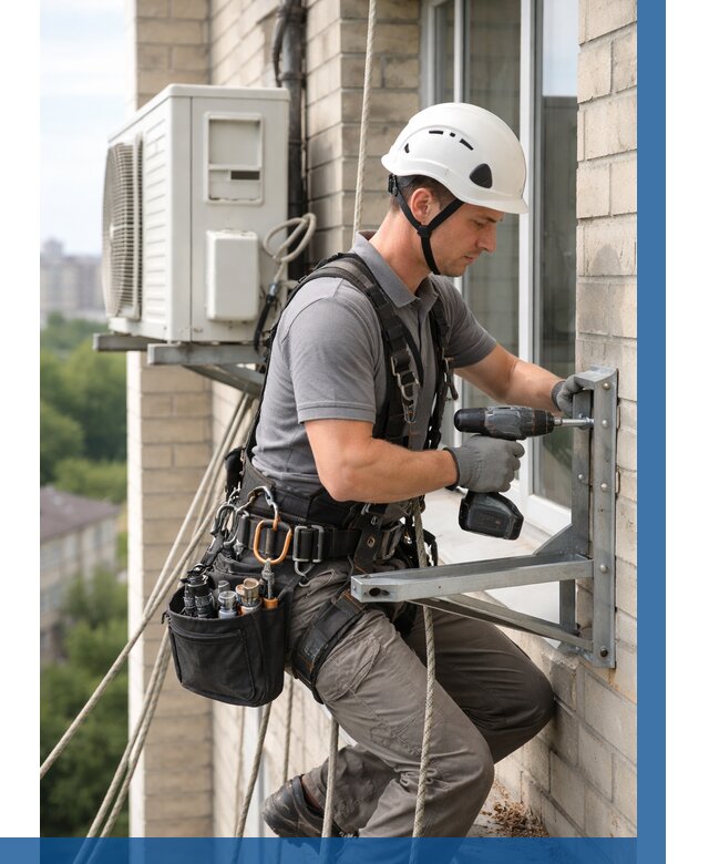 Установка кронштейнов кондиционера в Изобильном от 3636 р. | ВЫСОТНИК-Збл