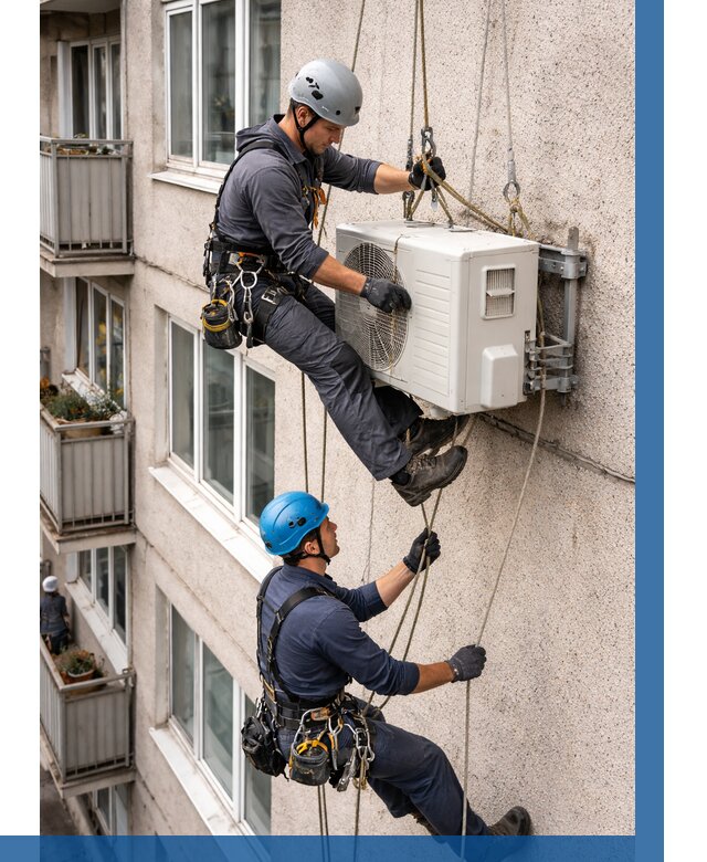 Перенос внешнего блока кондиционера в Изобильном от 9349 р.| ВЫСОТНИК-Збл