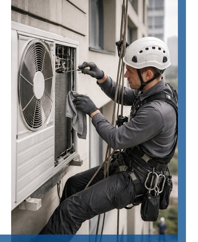 Обслуживание внешнего блока кондиционера в Изобильном от 2805 р.ВЫСОТНИК-Збл