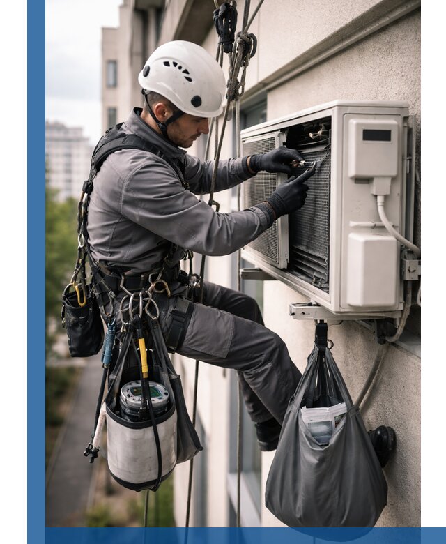 Обслуживание внешнего блока кондиционера в Изобильном профессионально