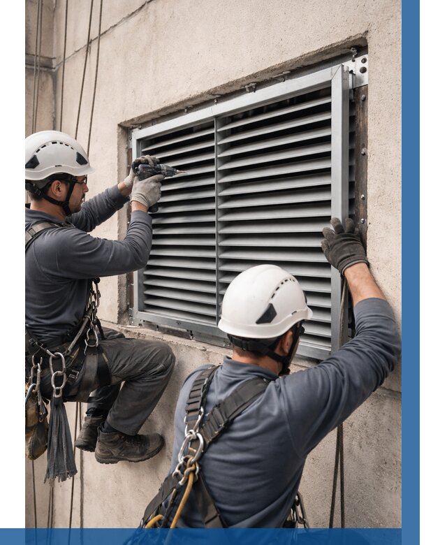 Монтаж вентиляционных решеток в Изобильном от 4675 р. | ВЫСОТНИК-Збл