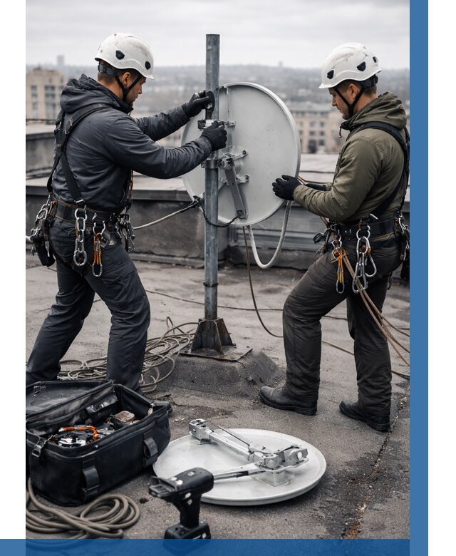 Демонтаж антенн на крыше в Изобильном от 4675 р. | ВЫСОТНИК-Збл