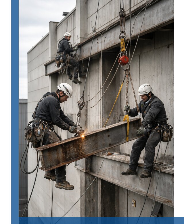 Демонтаж металлоконструкций на высоте в Изобильном под ключ