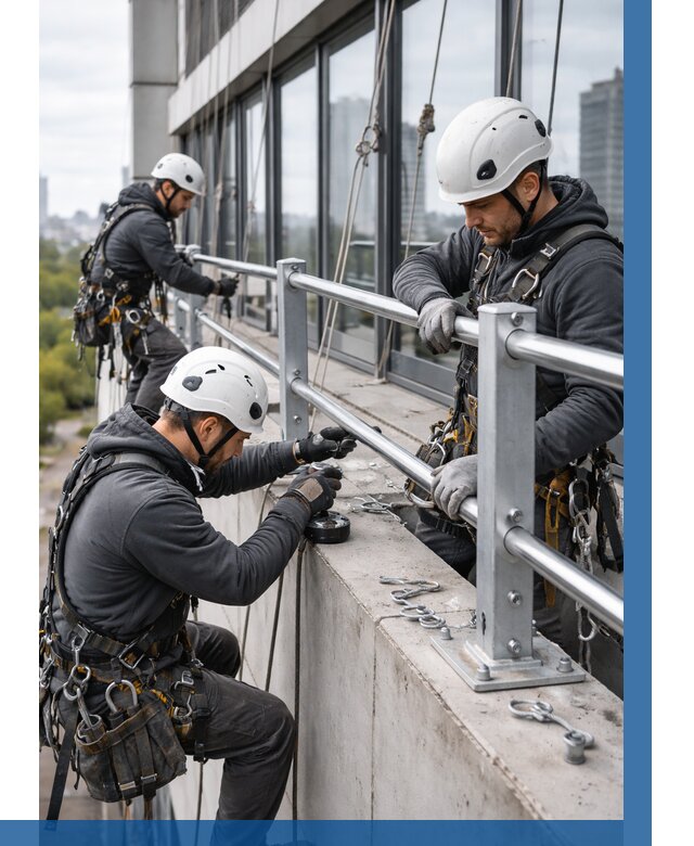 Монтаж ограждений на высоте в Изобильном, от 1247 р. | ВЫСОТНИК-Збл