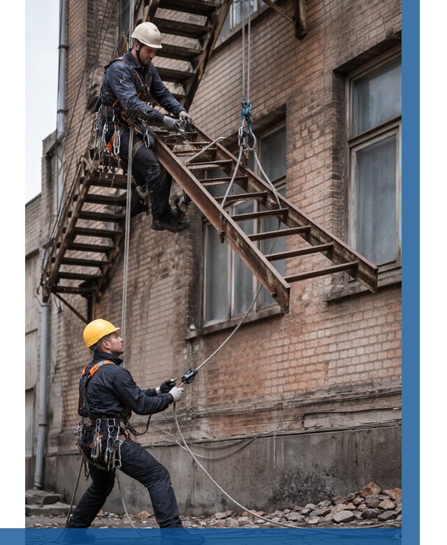 Демонтаж пожарной лестницы в Изобильном от 12466 р. | ВЫСОТНИК-Збл