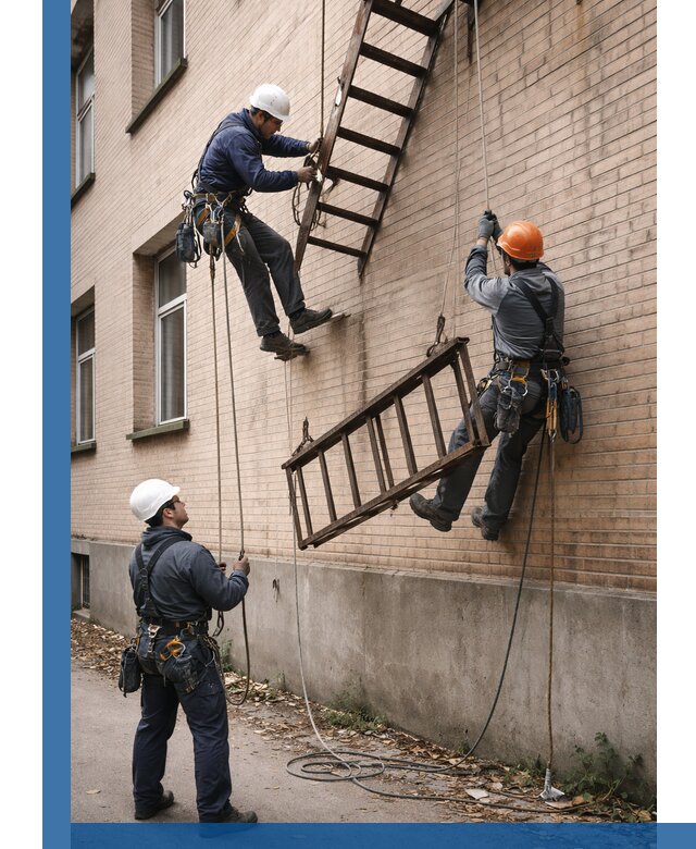 Демонтаж пожарной лестницы в Изобильном быстро и безопасно