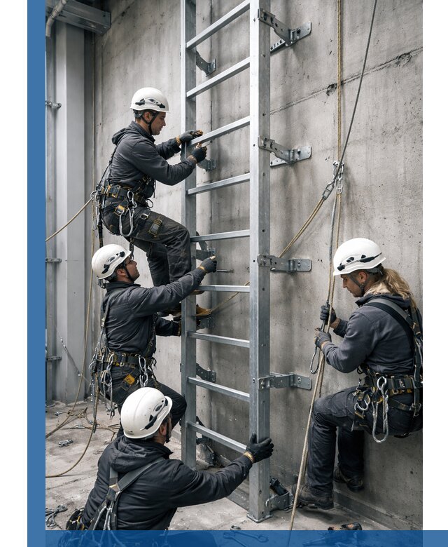 Монтаж металлических лестниц в Изобильном под ключ со гарантией