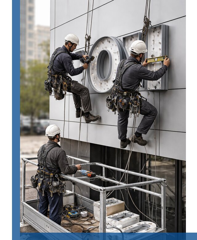 Профессиональный монтаж световых букв в Изобильном под ключ