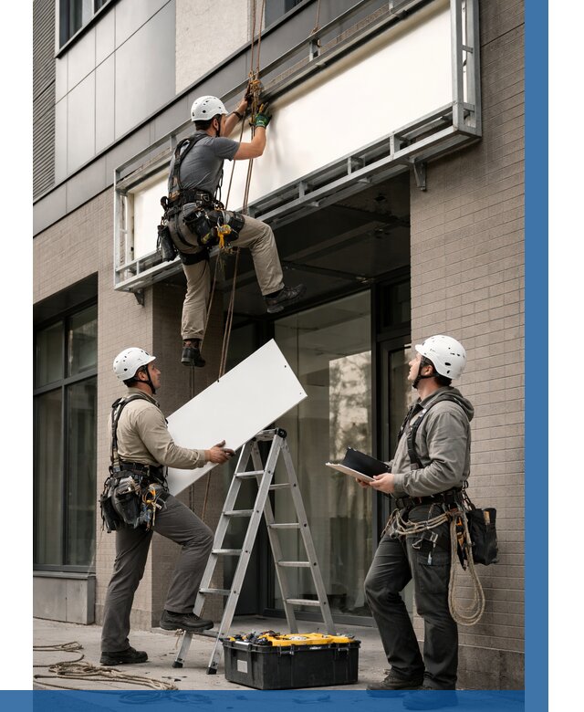 Монтаж светового короба в Изобильном от 6752 р. | ВЫСОТНИК-Збл