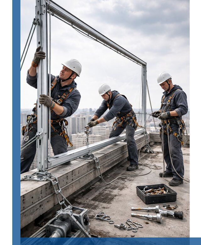 Монтаж крышных рекламных конструкций под ключ в Изобильном