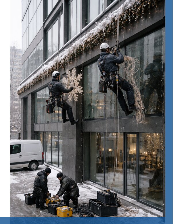 Демонтаж новогоднего оформления в Изобильном от 5713 р. | ВЫСОТНИК-Збл