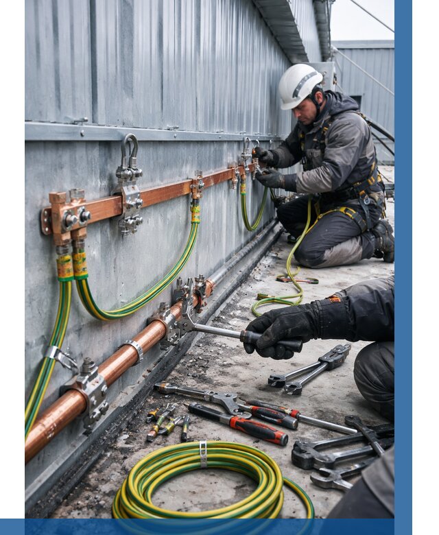 Монтаж заземления здания в Изобильном от 25970 р. | ВЫСОТНИК-Збл