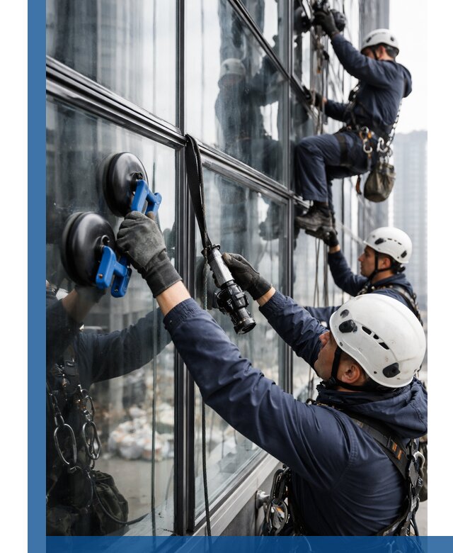 Радиусное остекление фасадов под ключ в Изобильном с гарантиями