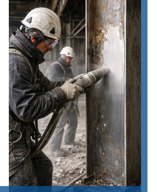 Удаление старой краски с металла в Изобильном от 467 р. | ВЫСОТНИК-Збл