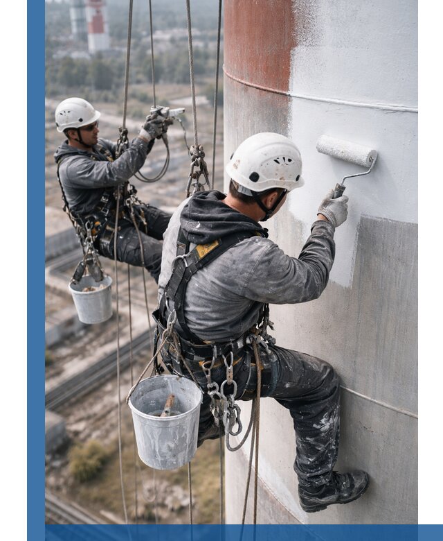 Покраска дымовых труб в Изобильном: антикоррозийная защита и восстановление