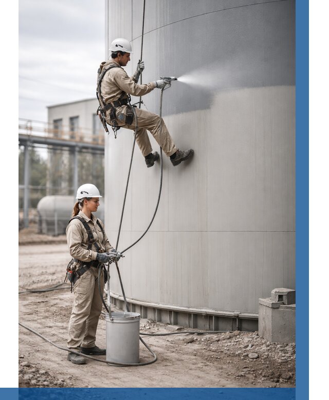 Покраска резервуаров в Изобильном от 1247 р. | ВЫСОТНИК-Збл — заказать