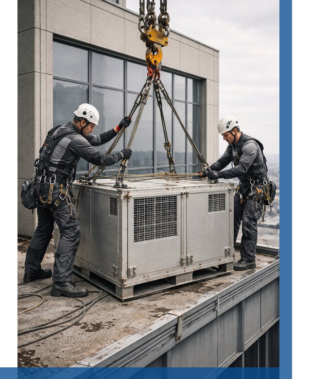 Такелажные работы на высоте в Изобильном от 8310 р. | ВЫСОТНИК-Збл