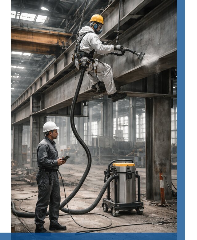 Обеспыливание конструкций в цехе в Изобильном от 4363 р. | ВЫСОТНИК-Збл