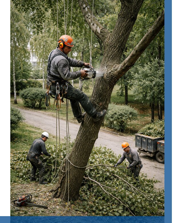 Кронирование деревьев в Изобильном от 6752 р. | ВЫСОТНИК-Збл