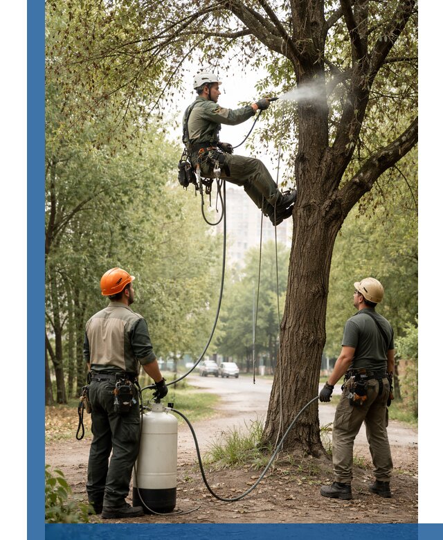 Обработка деревьев от вредителей в Изобильном профессиональная защита