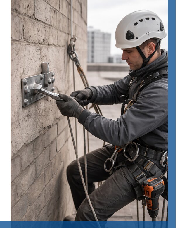 Установка анкерных точек в Изобильном от 3636 р. | ВЫСОТНИК-Збл