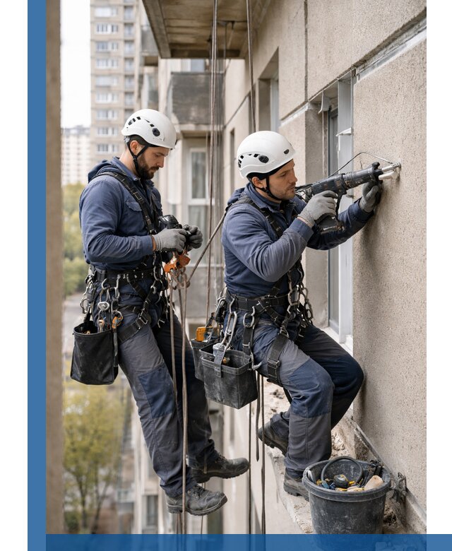 Промышленные альпинисты высотные работы и монтаж в Изобильном